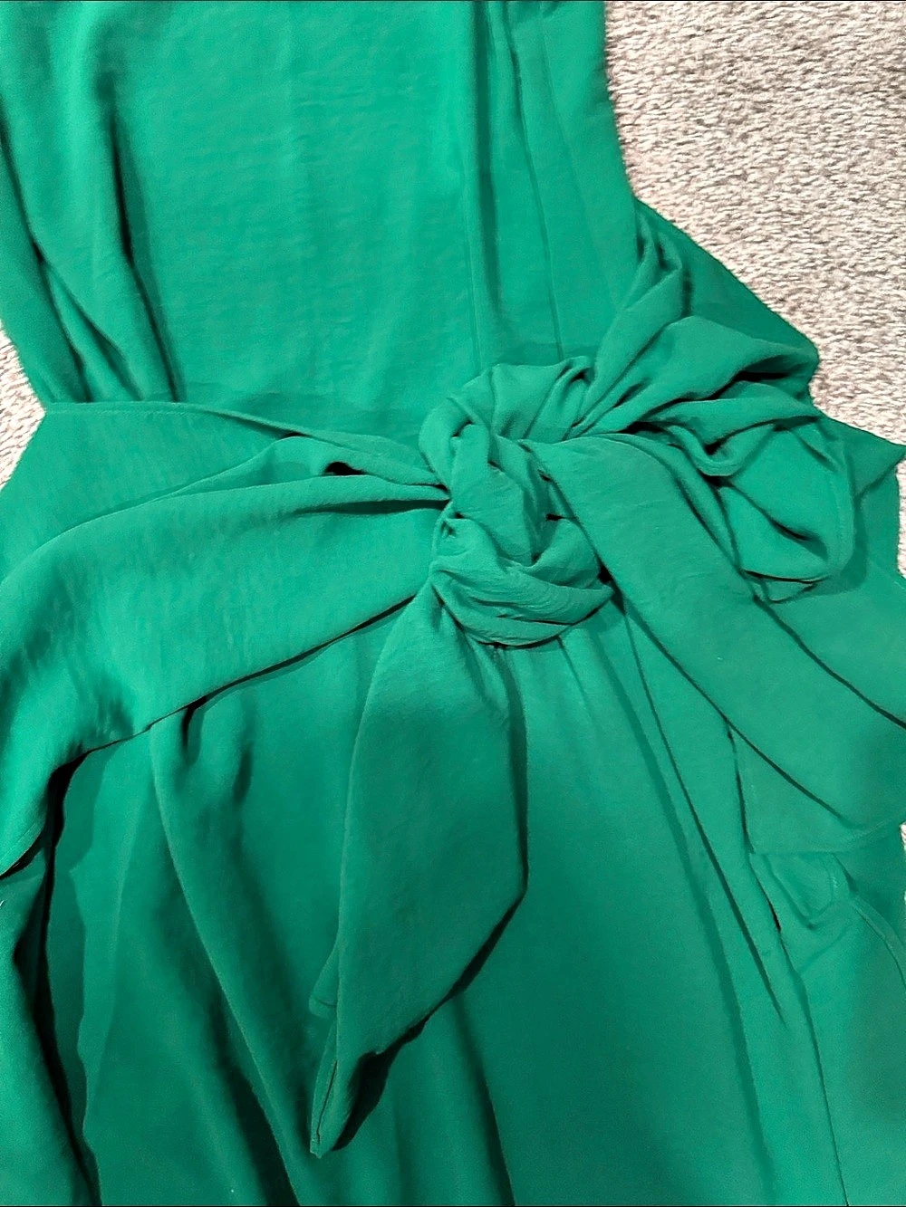 Franne Golde Seaside Maxi Dress Silk Green Small — image 5 of 8